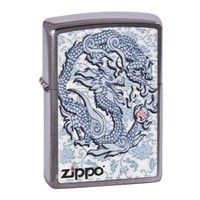 Запальничка Zippo 200.593 Dragon Reg Brush Chrome