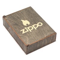 Комплект Zippo Запальничка Бандерівське Смузі + Подарункова упаковка + Бензин + Кремені