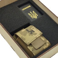 Фото Подарунковий набір Zippo Зажигалка 218-U CLASSIC + Коробка + Чохол для системи molle mz05px піксель
