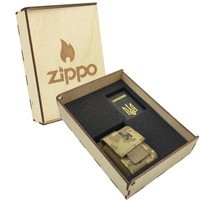 Подарунковий набір Zippo Зажигалка 218-U CLASSIC + Коробка + Чохол для системи molle mz05px піксель