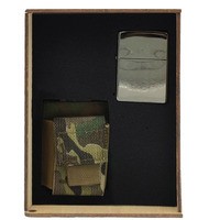 Подарунковий набір Zippo Зажигалка 150 CLASSIC + Коробка + Чохол системи molle mz02mc мультикам