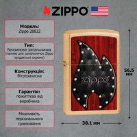 Запальничка Zippo 28832 Leather Flame