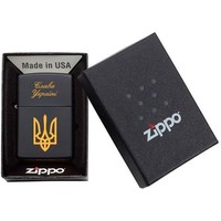 Запальничка Zippo 218 - SU CLASSIC black matte