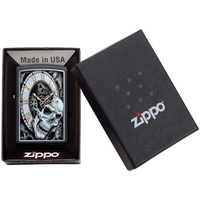 Запальничка Zippo Skull Clock Design 29854