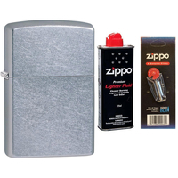 Фото Комплект Zippo Запальничка 207 + Бензин + Кремені в подарунок